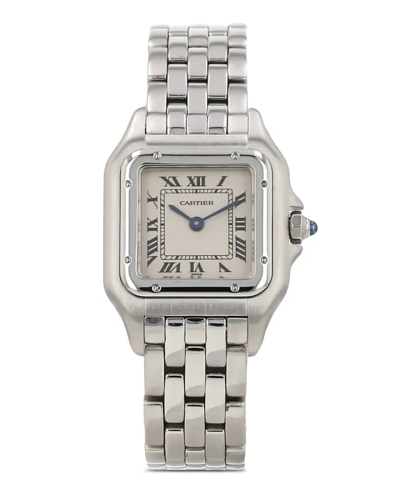 Cartier 1990s  Panthère Armbanduhr mit römischen Ziffern - Nude Nude