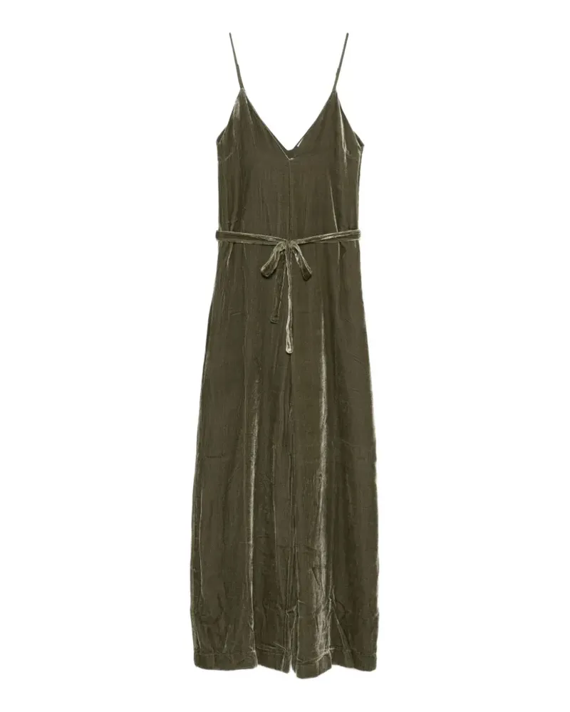 Gold Hawk Clothing velvet palazzo jumpsuit - Grün Grün