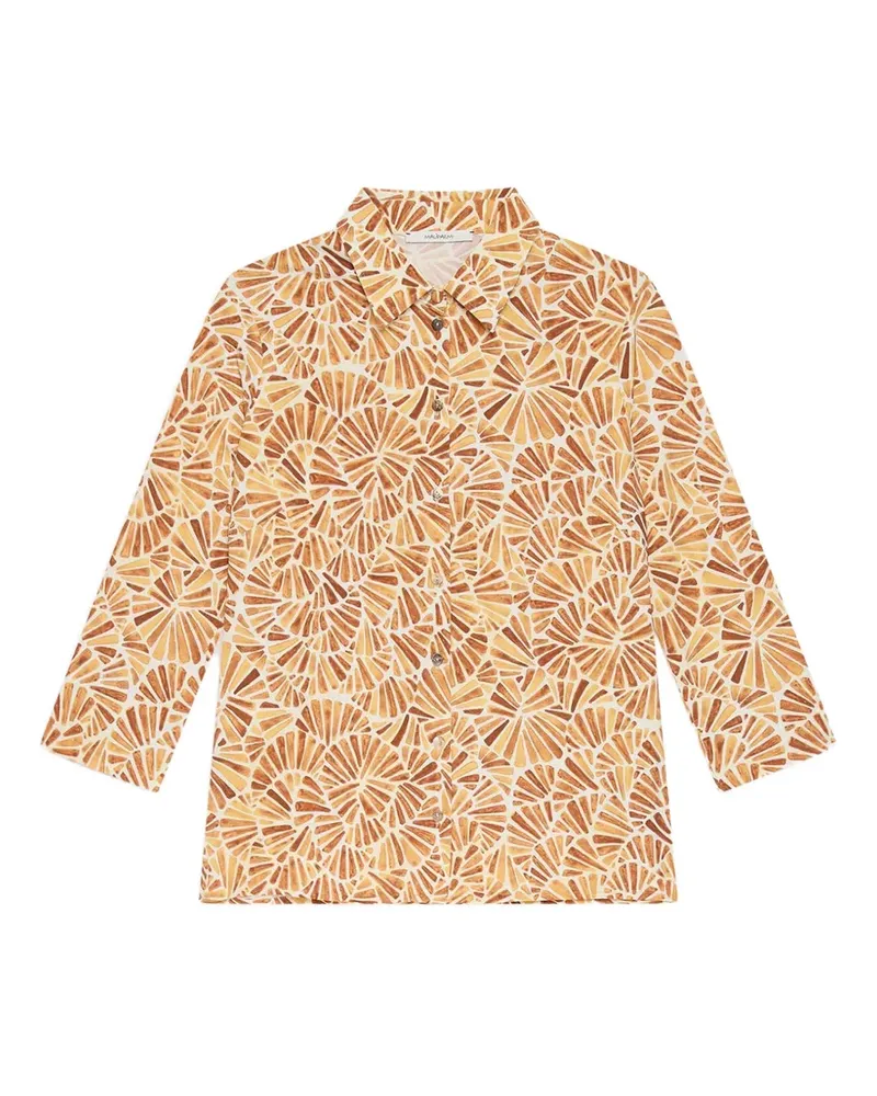 Maliparmi Hemd mit Print - Gelb Gelb