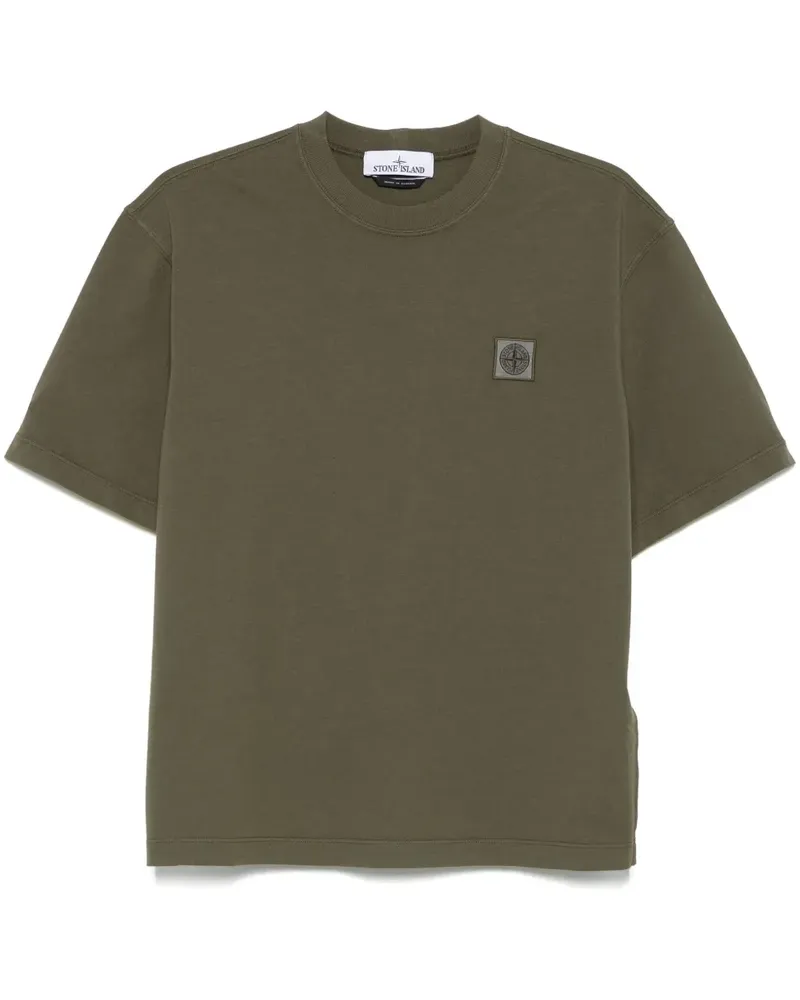 Stone Island Klassisches T-Shirt - Grün Grün