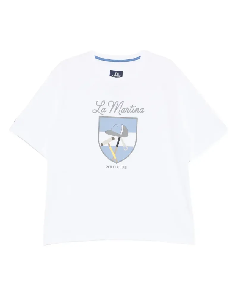 La Martina logo-print T-shirt - Weiß Weiß
