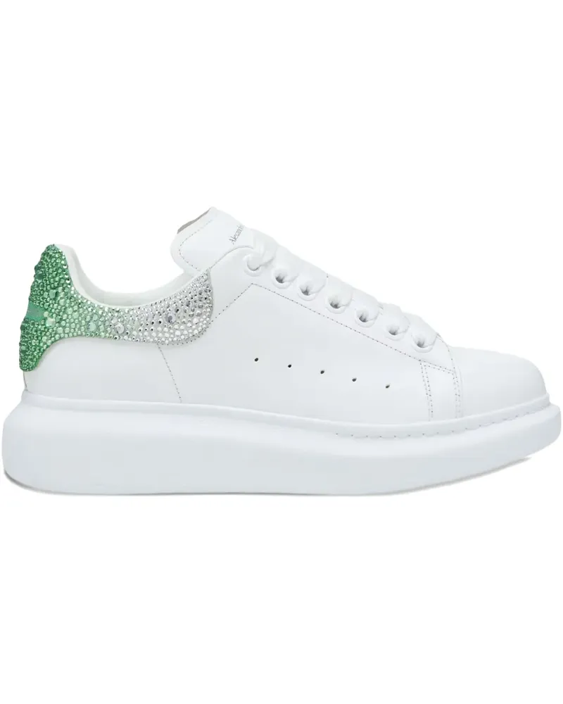 Alexander McQueen Verzierte Sneakers mit Schnürung - Weiß Weiß