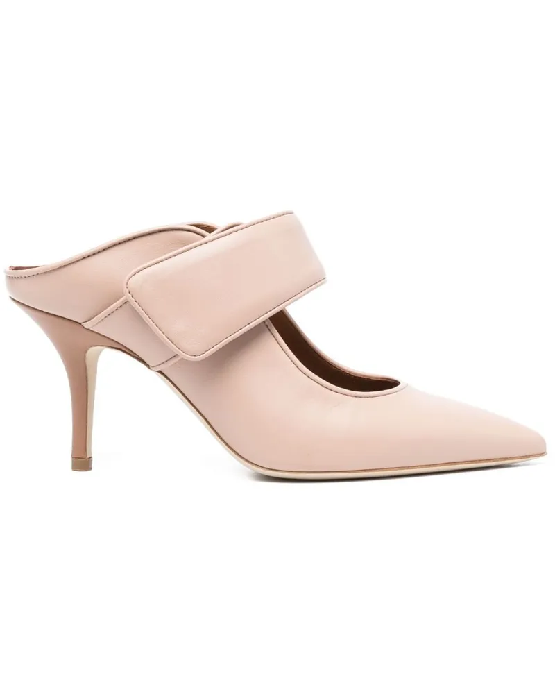 Malone Souliers Mules aus Leder 90mm Nude