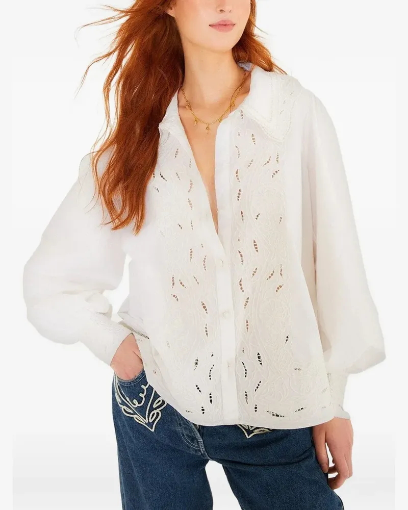 FARM Rio Bluse mit Knopfverschluss - Weiß Weiß