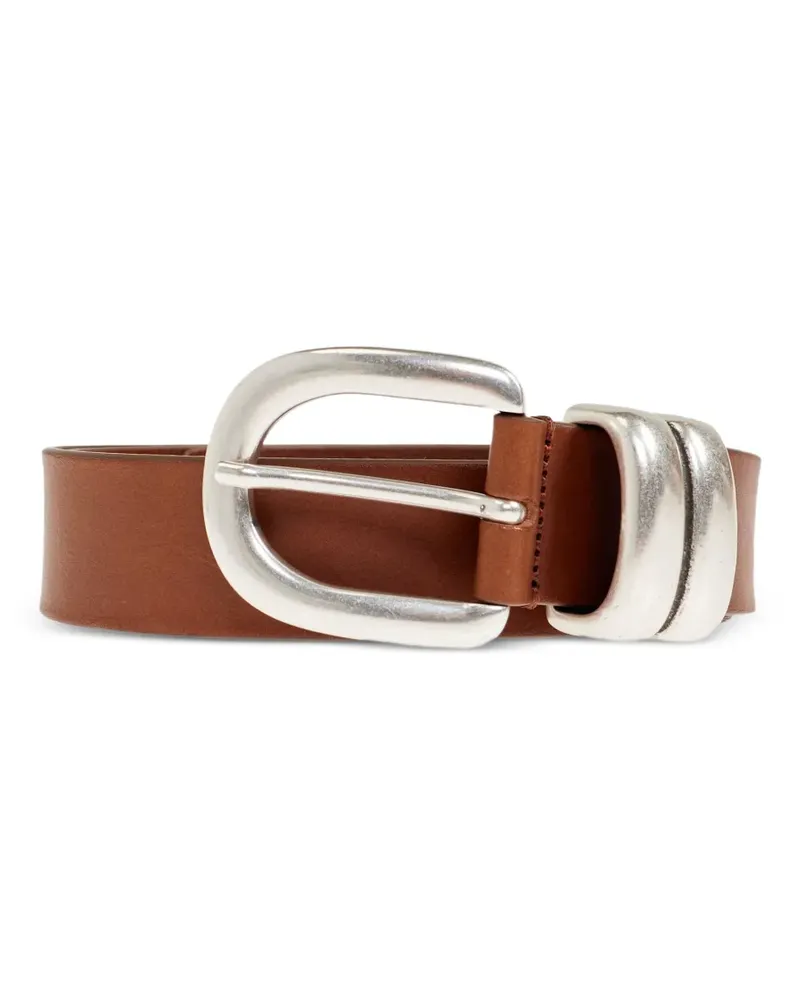 By Malene Birger Zoira leather belt - Braun Braun