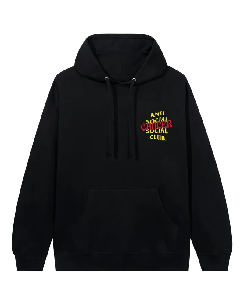 Anti Social Social Club Cancer Hoodie - Schwarz Schwarz