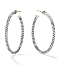 David Yurman Cable Creolen aus Sterlingsilber Silber