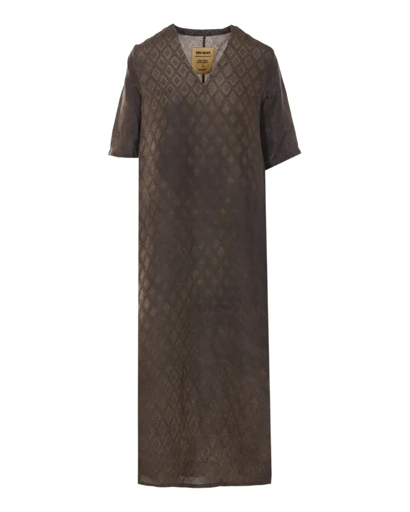 Uma Wang Apostle geometric-pattern dress - Braun Braun