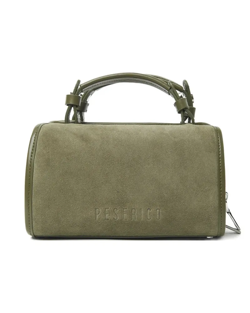 Peserico Mini Handtasche aus Wildleder - Grün Grün