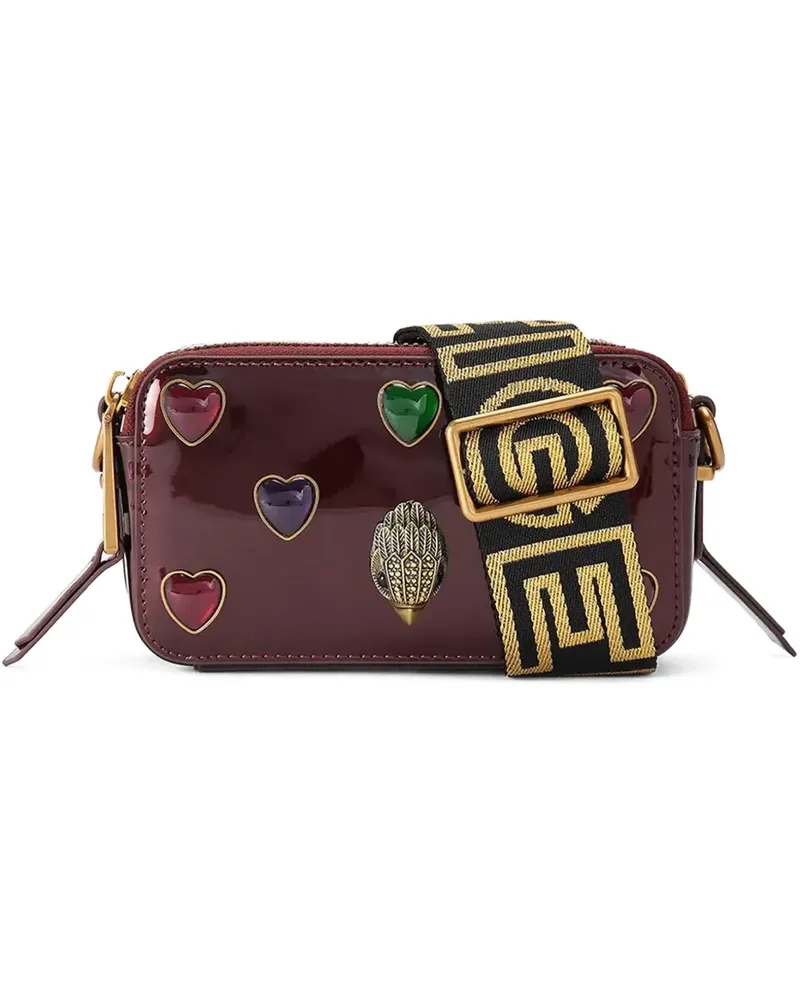 Kurt Geiger Umhängetasche mit Herzverzierung - Rot Rot