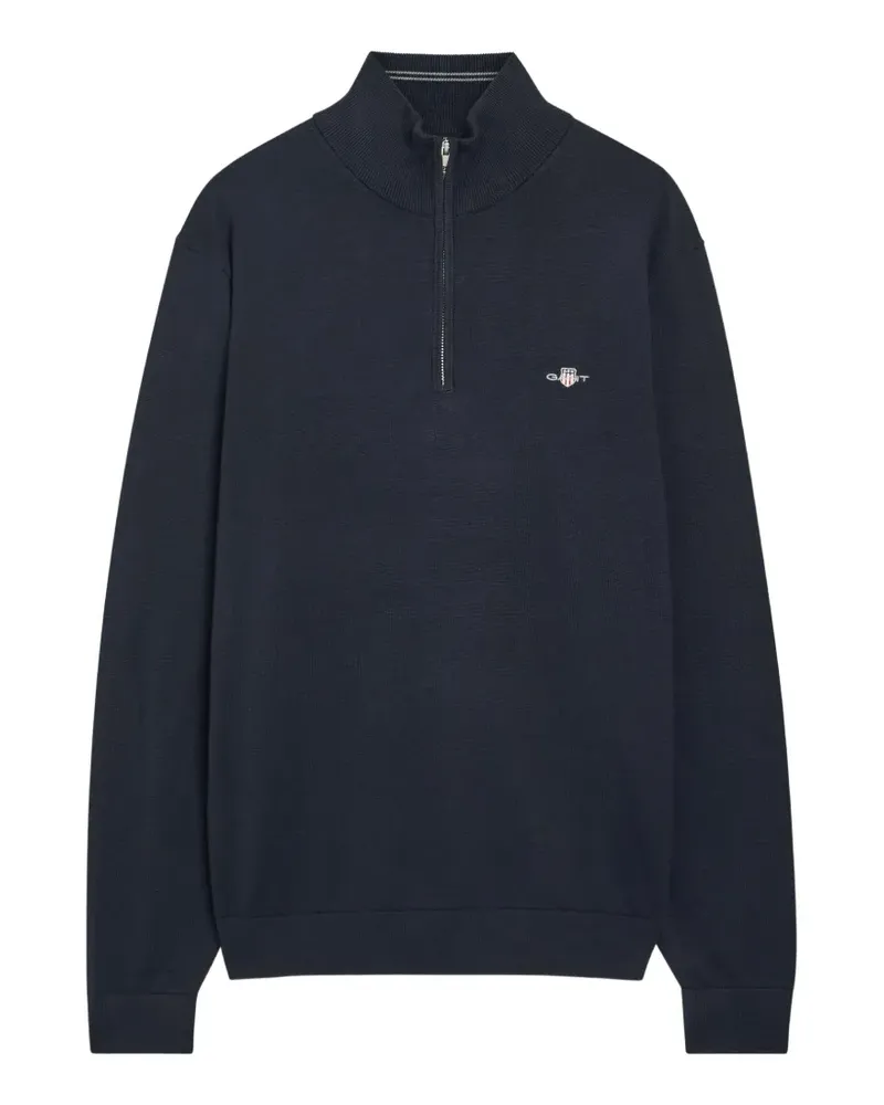 Gant Pullover mit Reißverschluss - Blau Blau