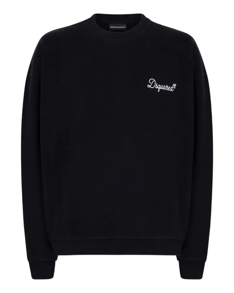 Dsquared2 Sweatshirt mit lockerem Schnitt - Schwarz Schwarz