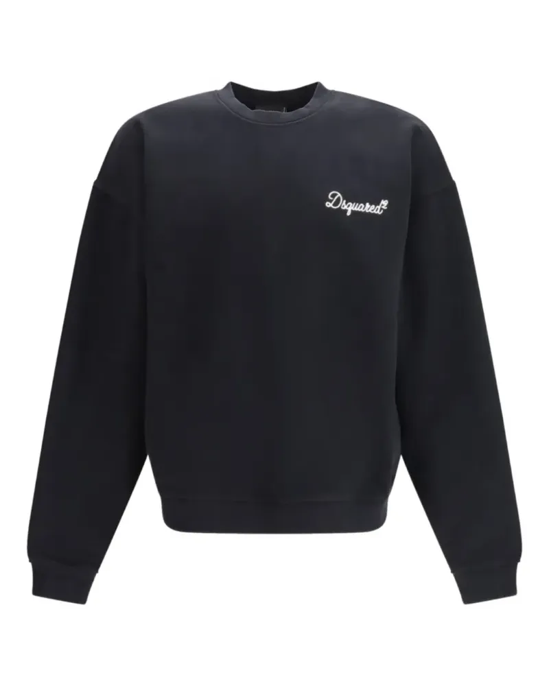 Dsquared2 Sweatshirt mit lockerem Schnitt - Schwarz Schwarz