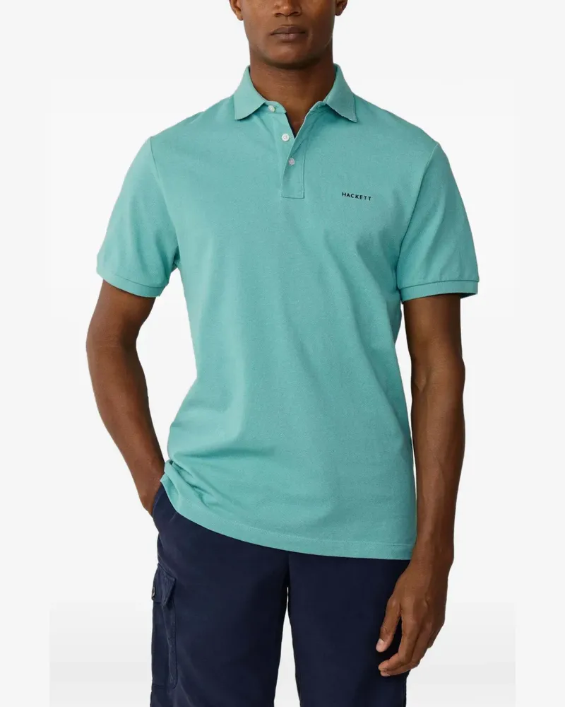 Hackett Poloshirt mit Stickerei - Grün Grün