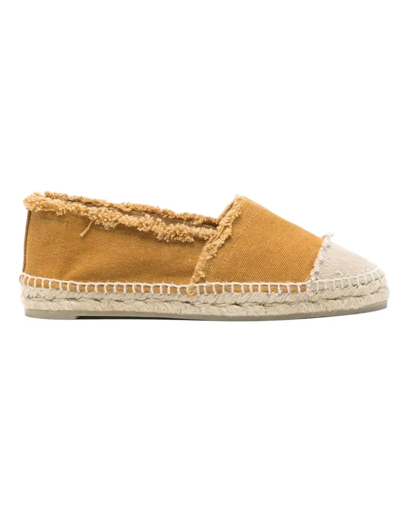Castañer Kampala frayed espadrilles - Nude Nude