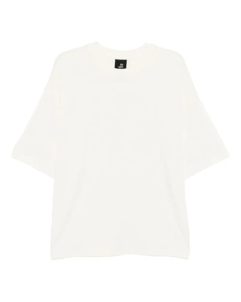 THOM KROM T-Shirt aus Stretch - Nude Nude