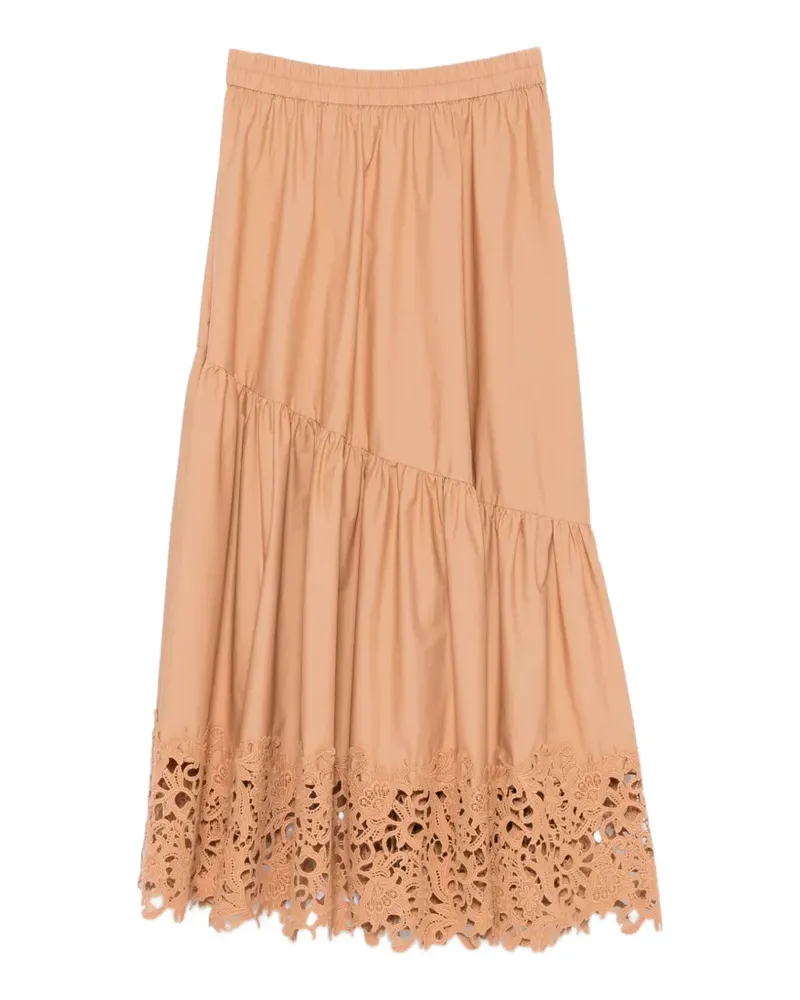 Twin-Set ruffled midi skirt - Braun Braun