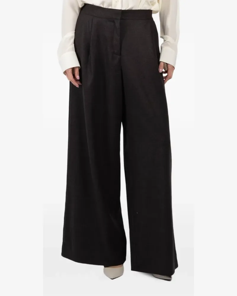 Dušan pleated palazzo pants - Braun Braun