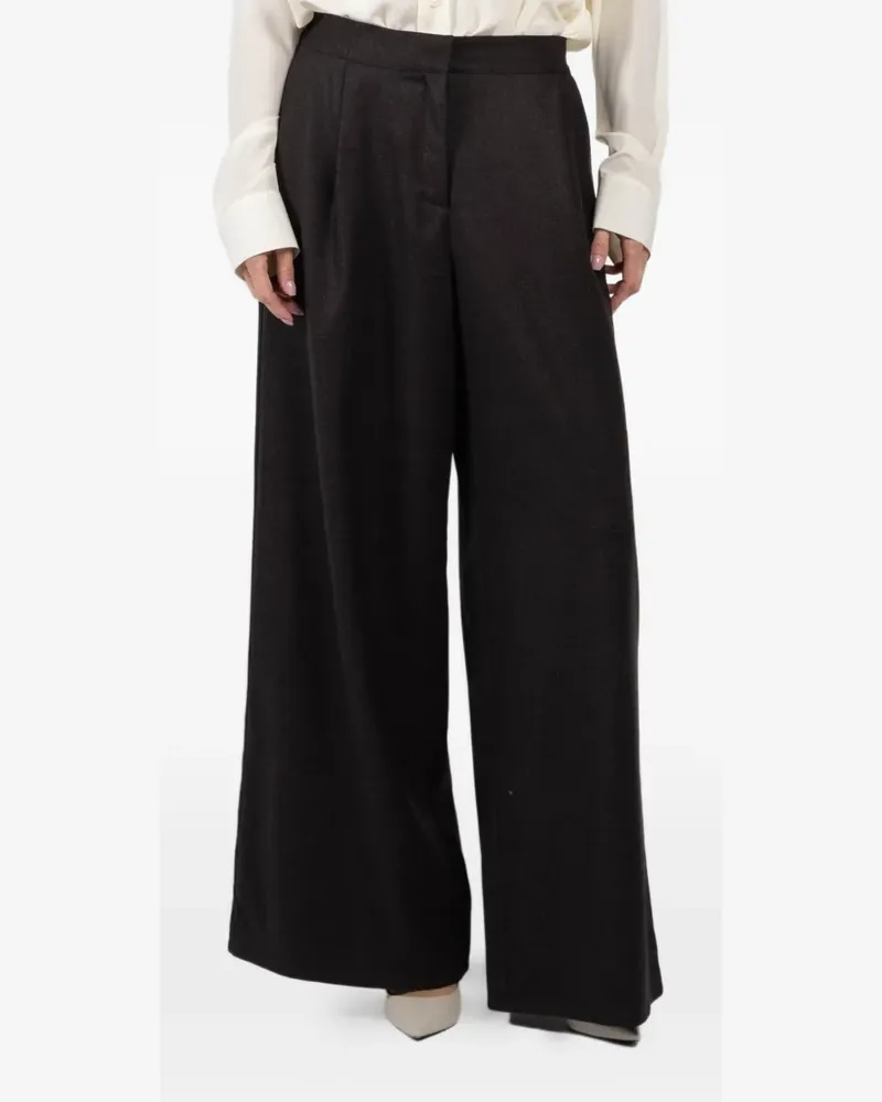 Dušan pleated palazzo pants - Braun Braun