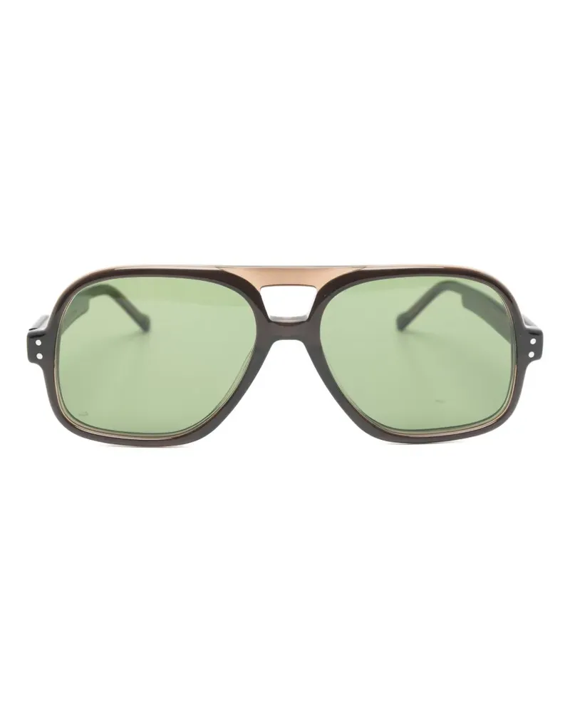 Lesca Lotus Pilotenbrille - Braun Braun