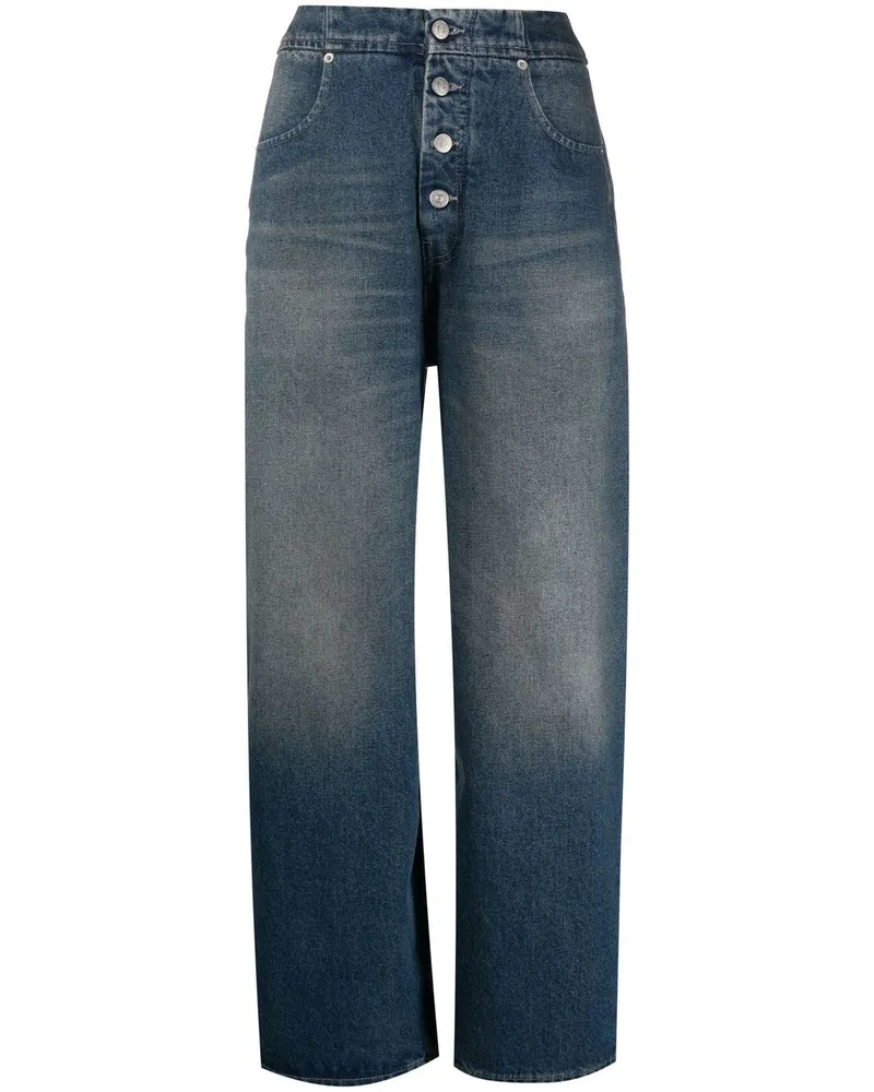 Maison Margiela Jeans mit Stone-Wash-Effekt Blau