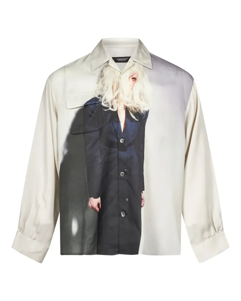 Undercover Hemd mit grafischem Print - Nude Nude
