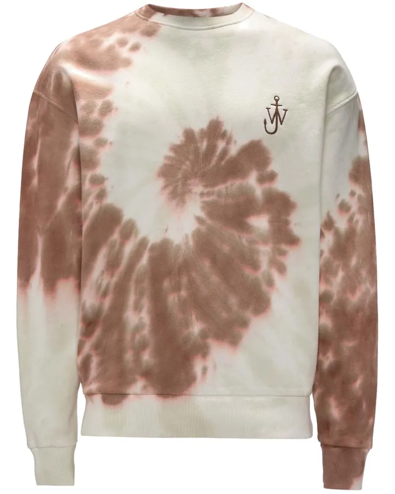 J.W.Anderson Batik-Sweatshirt mit Anker-Logo - Braun Braun