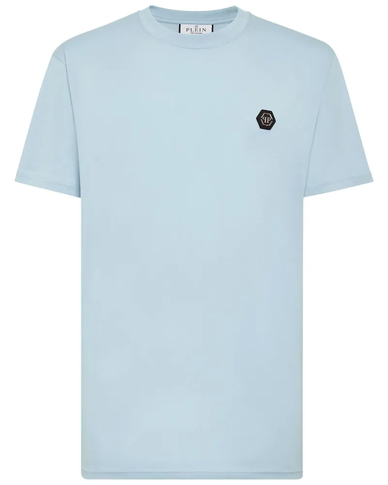 Philipp Plein T-Shirt mit Logo-Print - Blau Blau