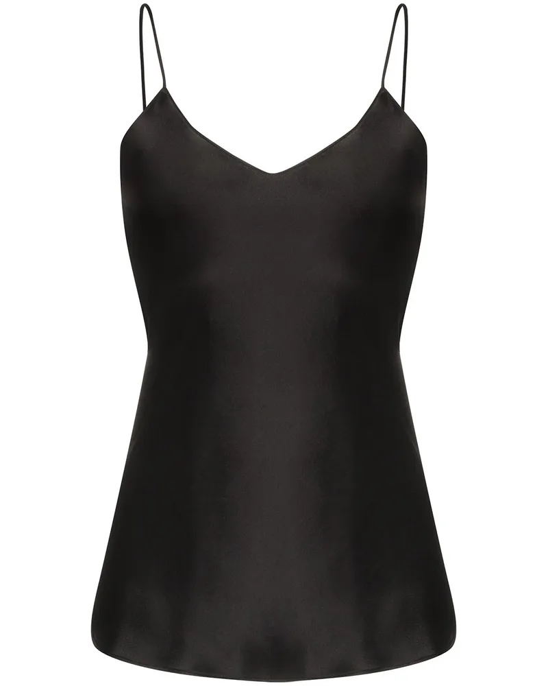Nili Lotan Isabella' Camisole-Top aus Seide - Schwarz Schwarz