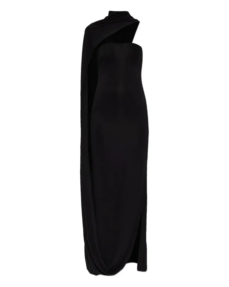 Cult Gaia cape maxi dress - Schwarz Schwarz