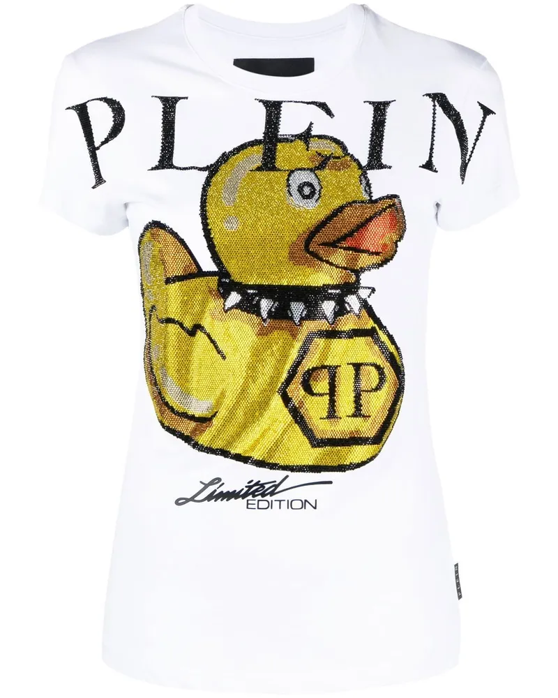 Philipp Plein Duck T-Shirt - Weiß Weiß