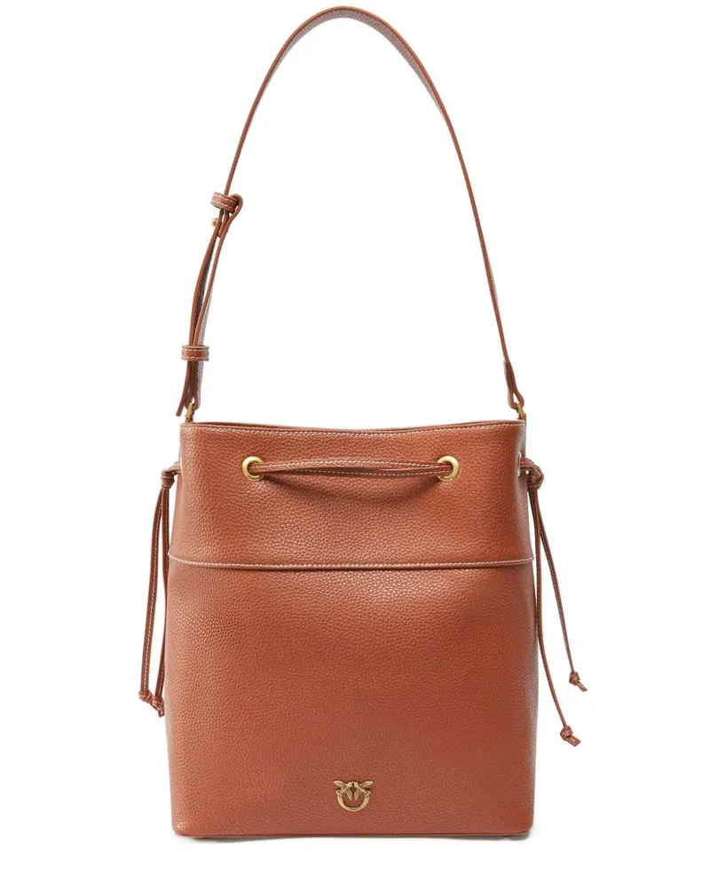 Pinko Love Birds Beuteltasche - Braun Braun