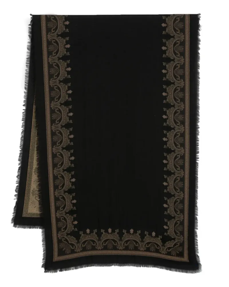 Etro Shaal-nur Schal - Schwarz Schwarz