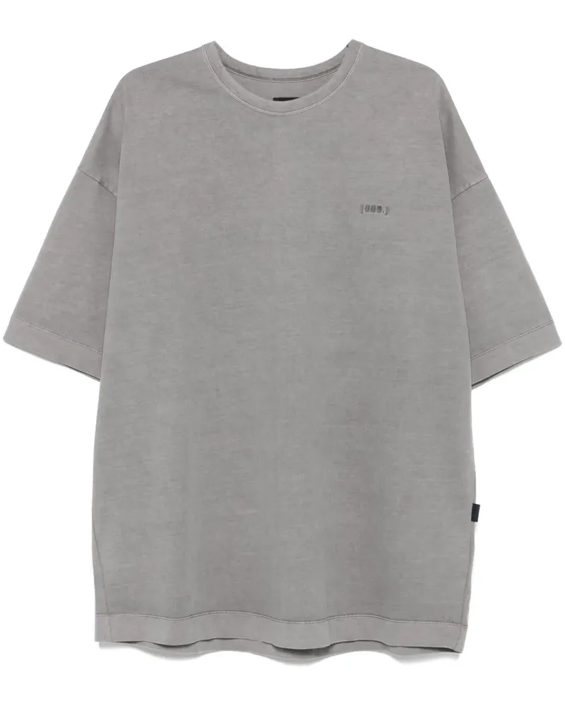 JUUN.J T-Shirt mit Logo-Stickerei - Grau Grau