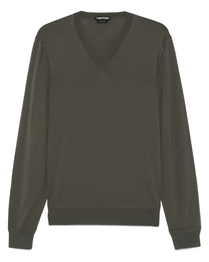 Tom Ford Klassischer Pullover - Grün Grün