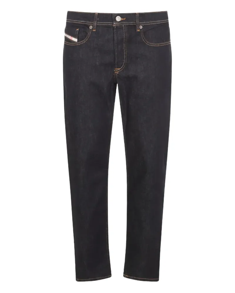 Diesel Jeans mit Logo-Patch - Blau Blau