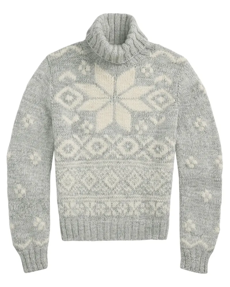 Ralph Lauren Pullover mit Schneeflocken-Intarsie - Grau Grau