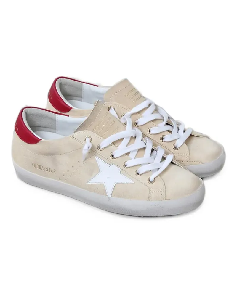 Golden Goose Super-Star Sneakers aus Wildleder - Nude Nude