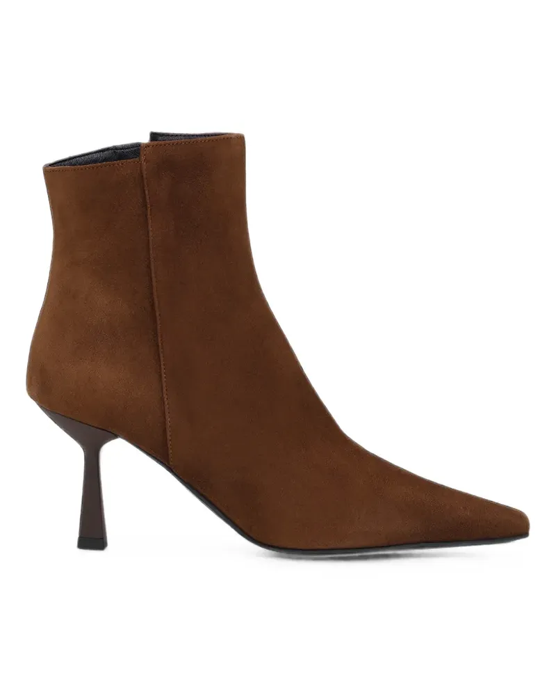 NOTABENE Emmya pointed-toe ankle boots - Braun Braun