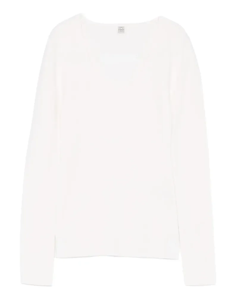 Totême Langärmeliger Pullover - Nude Nude
