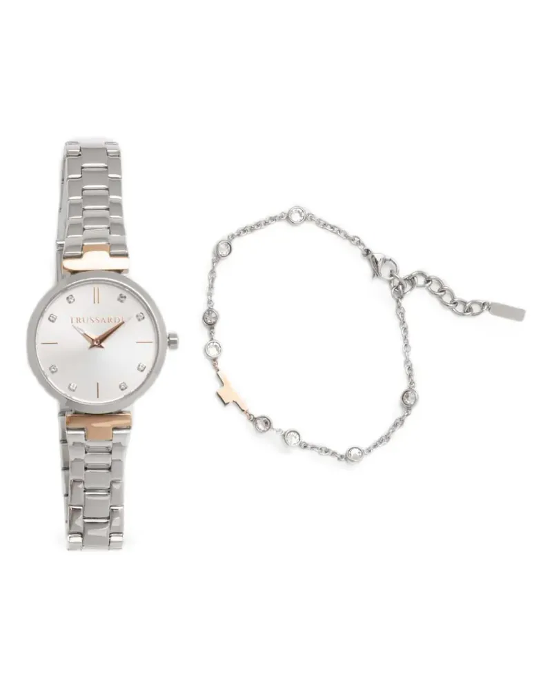 Trussardi T-Link Armbanduhr 30mm - Silber Silber