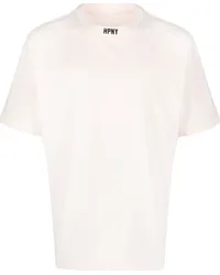 Heron Preston T-Shirt mit Logo-Stickerei Rosa