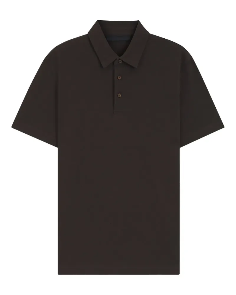 HUGO BOSS Poloshirt mit Knopfverschluss - Braun Braun