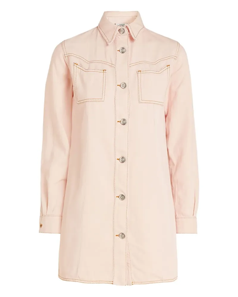 Ganni Pre-owned Jeans-Minikleid - Rosa Rosa