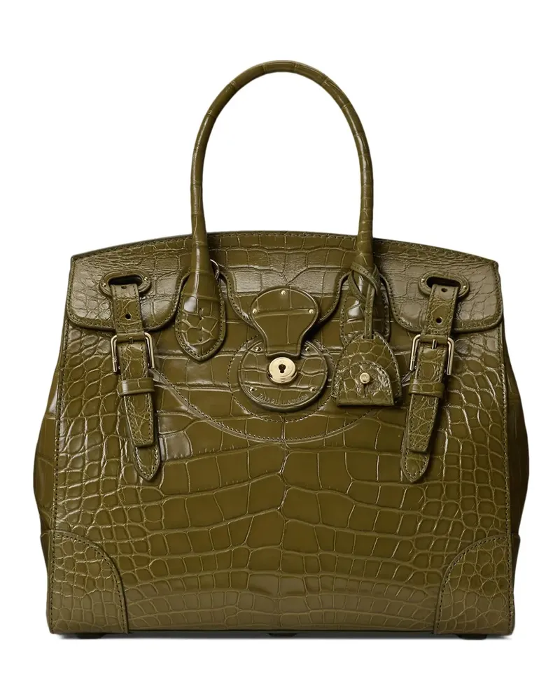 Ralph Lauren Handtasche mit Kroko-Effekt - Grün Grün