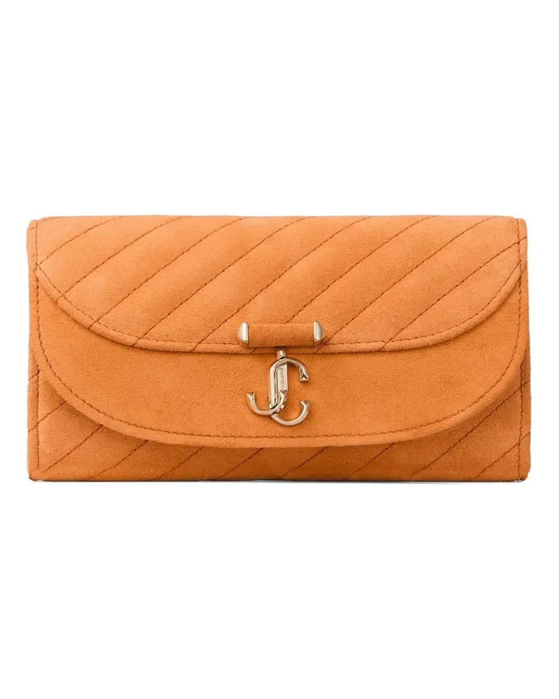 Jimmy Choo Curve Portemonnaie mit Kette - Orange Orange