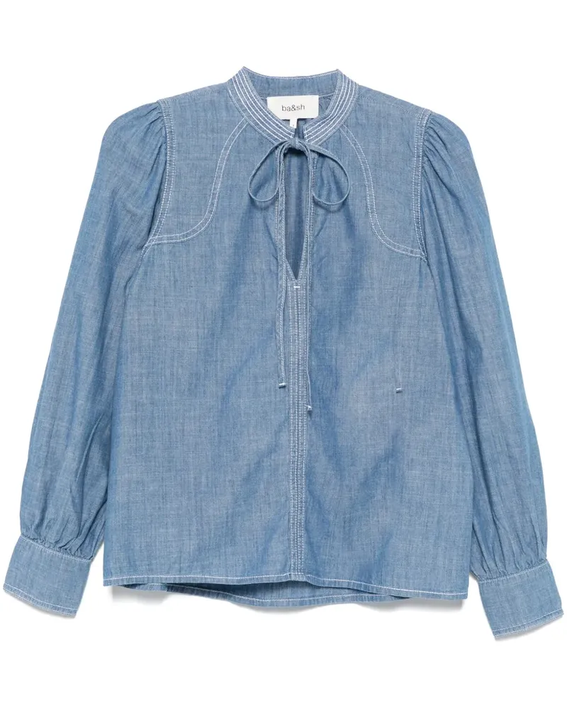 ba&sh Kuka Bluse - Blau Blau