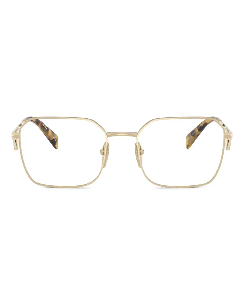 Prada Brille mit eckigem Gestell - Gold Gold