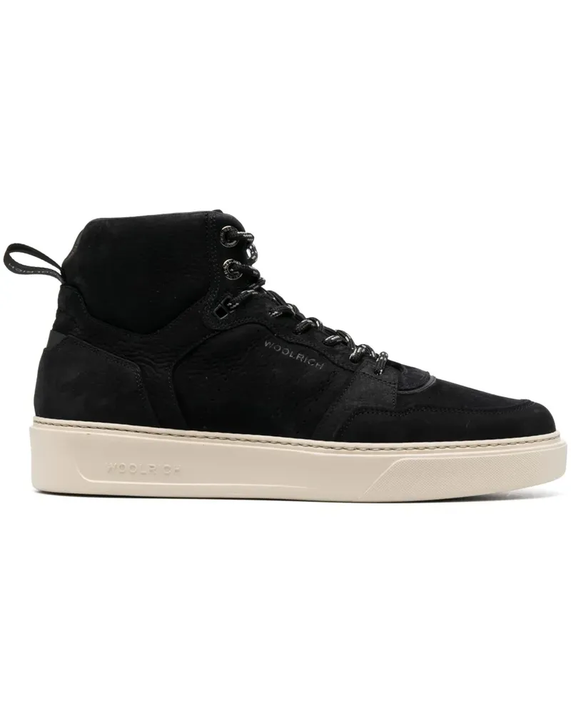 Woolrich Classic Sneakers aus Wildleder - Schwarz Schwarz