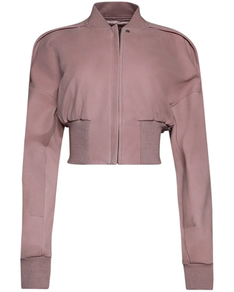 Rick Owens Bomberjacke im Cropped-Design - Rosa Rosa